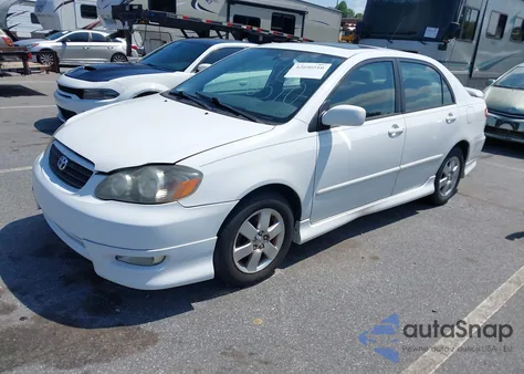 2006 Toyota Corolla S из США, поврежденный, VIN 1NXBR32E26Z701855